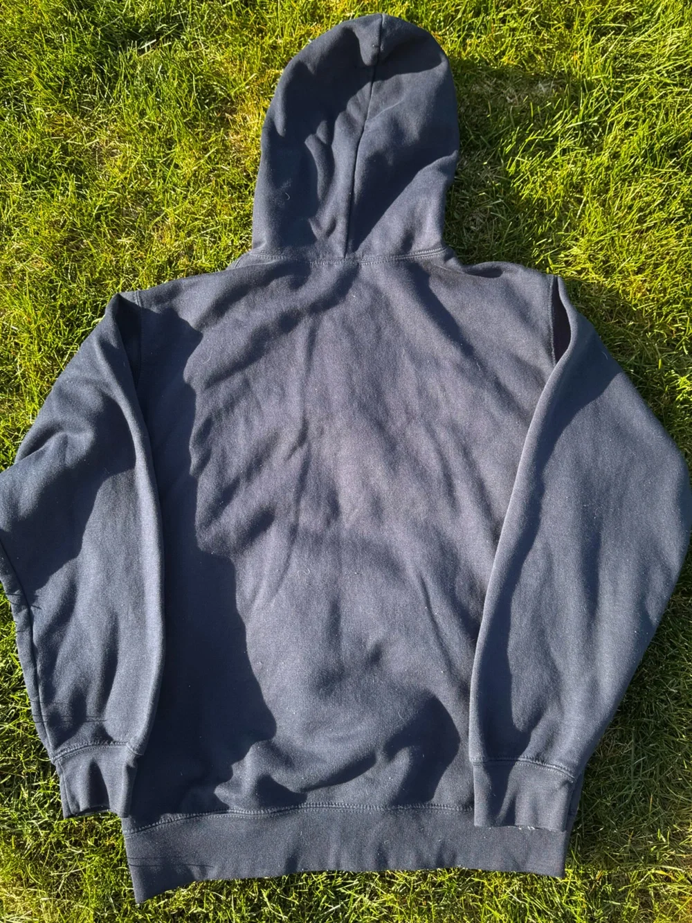 New York Hoodie Sweatshirt L Navy Blue The Empire State Graphic Pullover